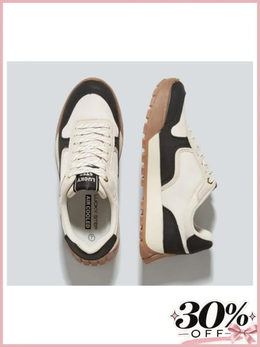 Platform Canvas Sneakers Casual Lace Up Low Top Rubber Sole